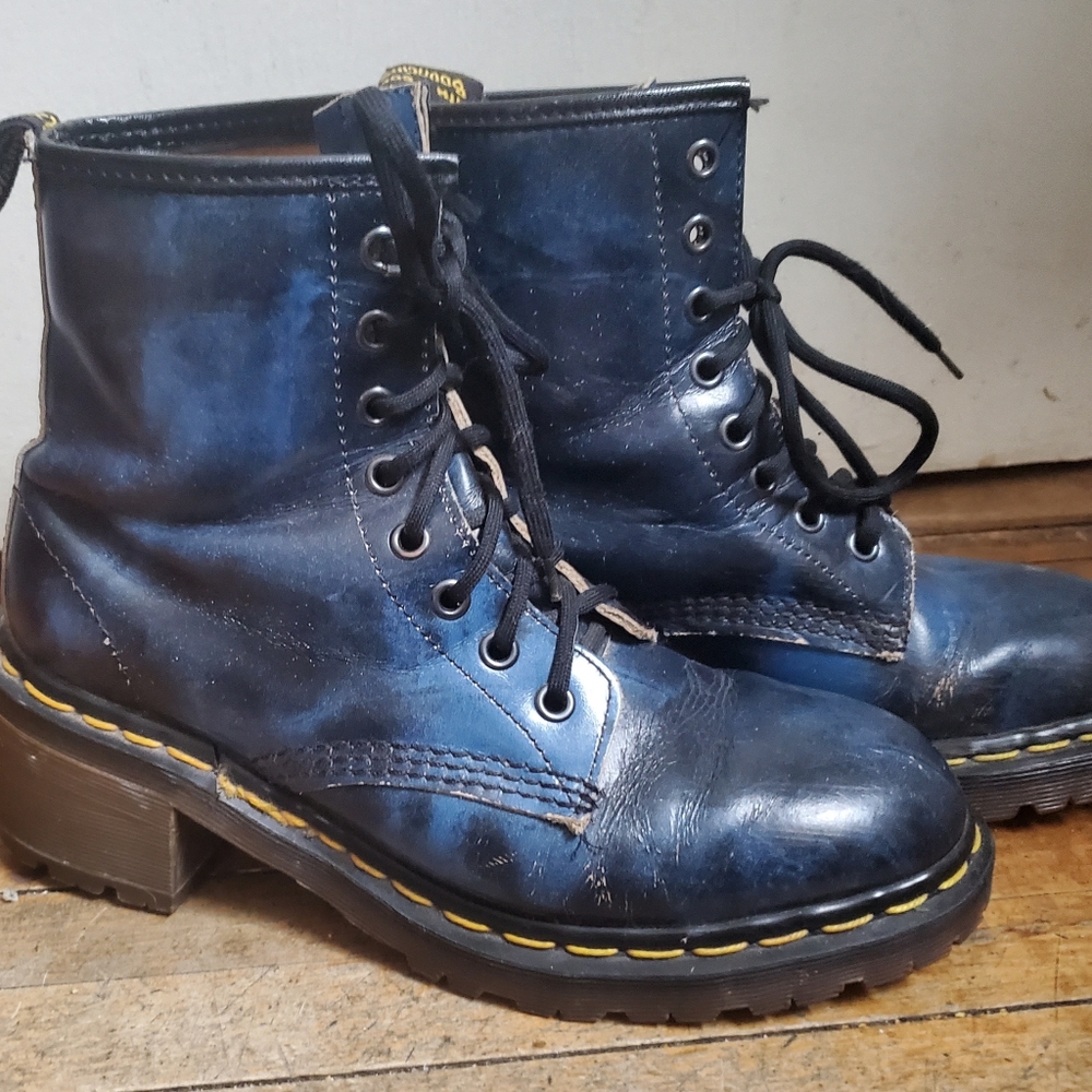 Vintage Dr. Martens Rare Original Blue and black